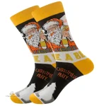 Chaussette de Noël à rayures