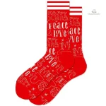 Chaussette de Noël à motifs colorés