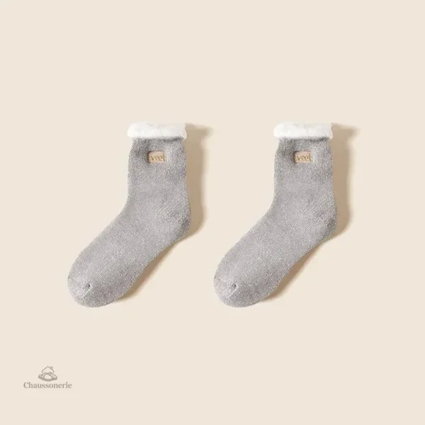 Chaussette en laine pour un hiver douillet