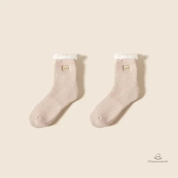 Chaussette thermique en laine, style et chaleur
