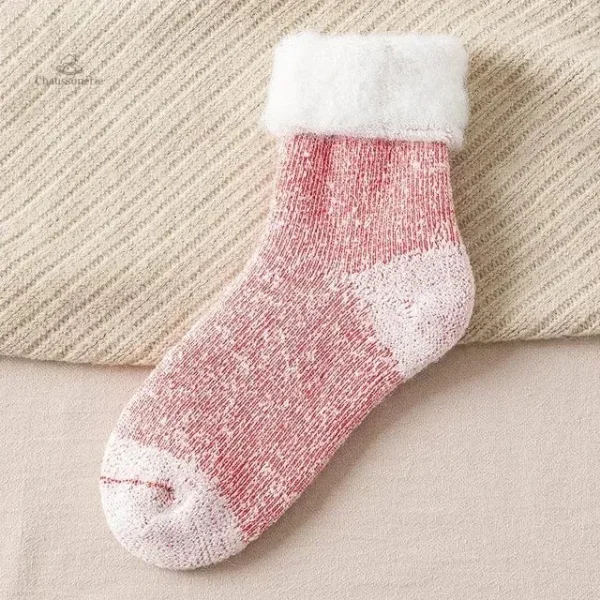 Chaussettes douillettes pour femme, confort hivernal