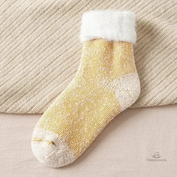 Chaussettes confortables pour femme, chaleur instantanée