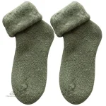 Chaussons chaussettes thermiques pour usage intérieur