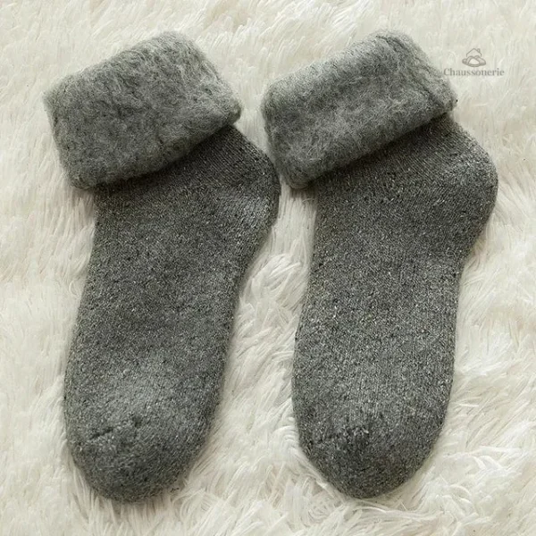 Chaussette thermique femme, douceur et chaleur
