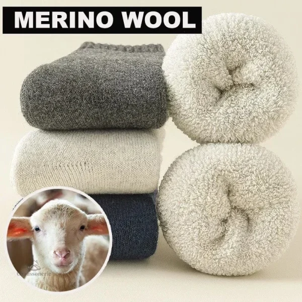 Chaussettes en Laine Merinos pour un hiver douillet