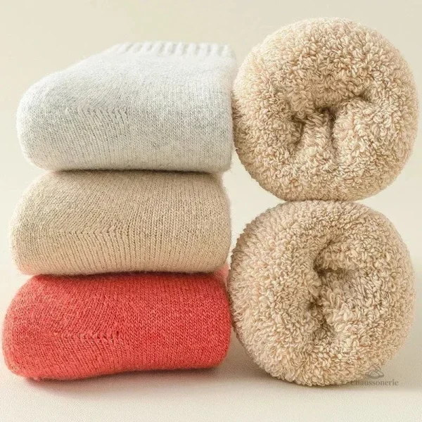 Chaussettes Femme en Laine pour un confort durable