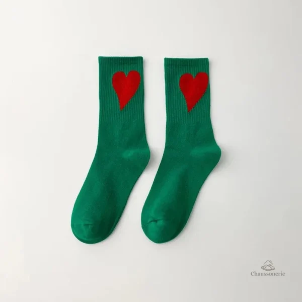Chaussettes cœur pour un cadeau idéal