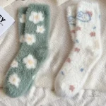 Chaussettes fantaisie douces pour femmes