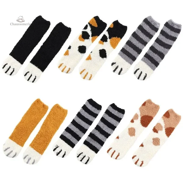 Chaussettes fantaisie femme avec designs animaliers