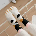 Chaussettes fantaisie femme pattes d'animaux - vue 3