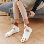 Chaussettes fantaisie femme pattes d'animaux - vue 4
