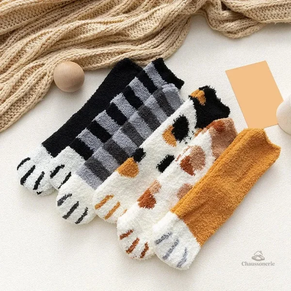 Chaussettes originales femme avec motifs animaux