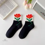Chaussettes Fleur Femme - Cute Edition - vue 2
