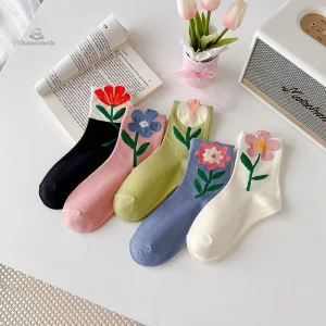 Chaussettes fleuries pour femmes - Cute Edition