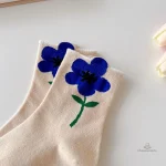 Chaussettes féminines élégantes et colorées