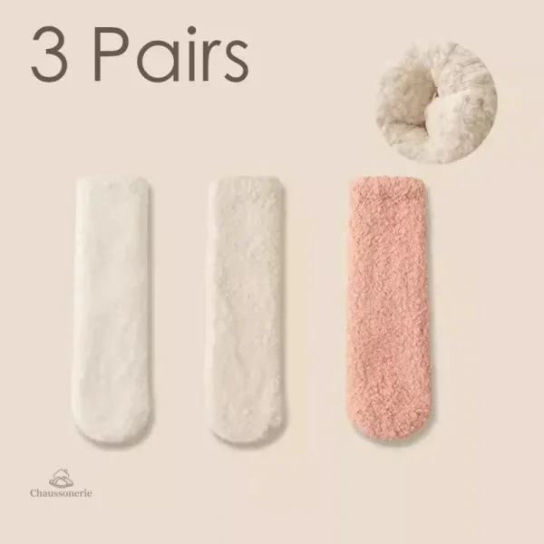 Chaussettes chaudes pour femme, idéales pour se détendre