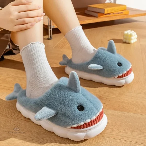 Chausson Animal Femme Requin - vue 4