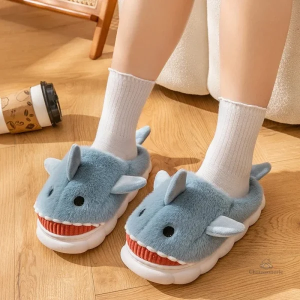 Chausson Animal Femme Requin - vue 7