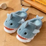 Chausson femme style requin confortable