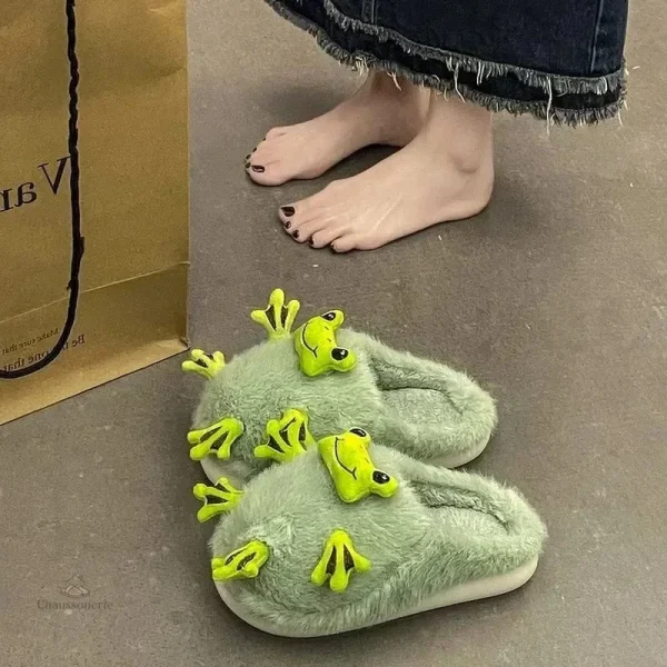 Chaussons animaliers pour femmes