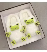Chaussons femme style grenouille