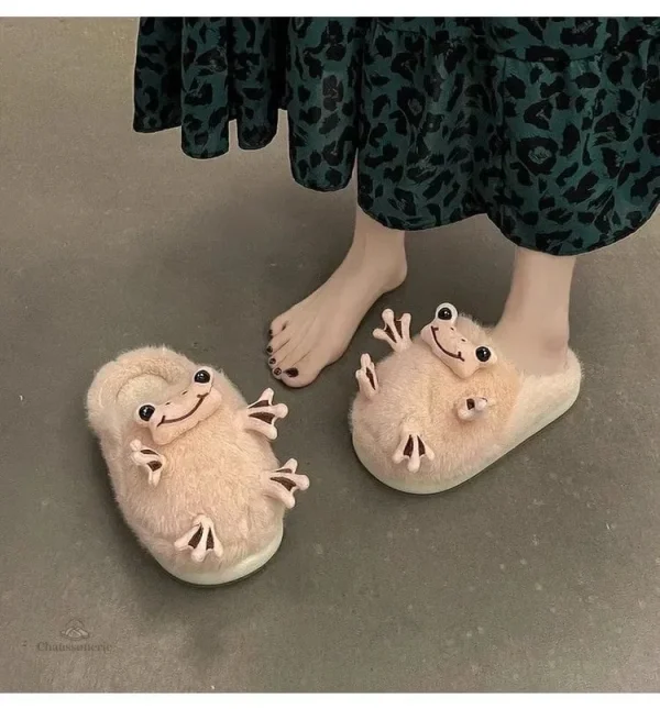 Chausson animalier femme tendance