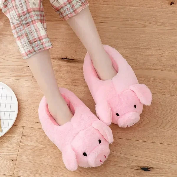 Chausson cochon femme, allié des journées cocooning