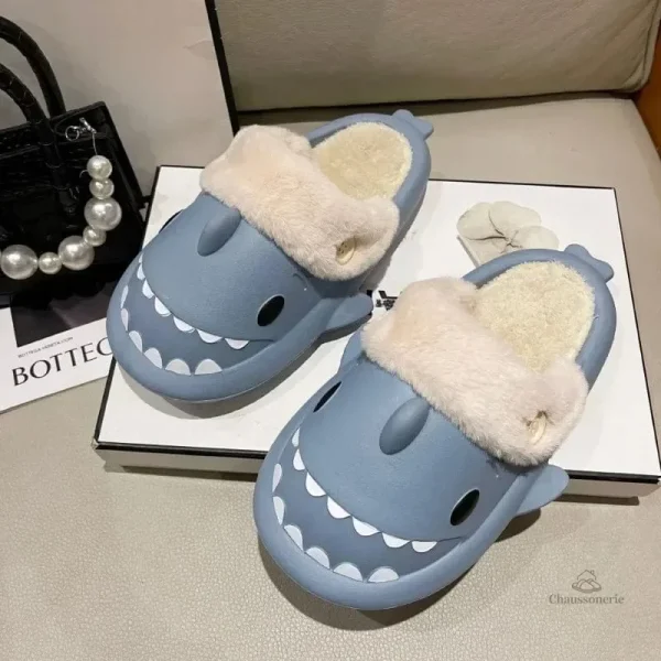 Requin Chausson Femme - Idéal pour les moments cocooning