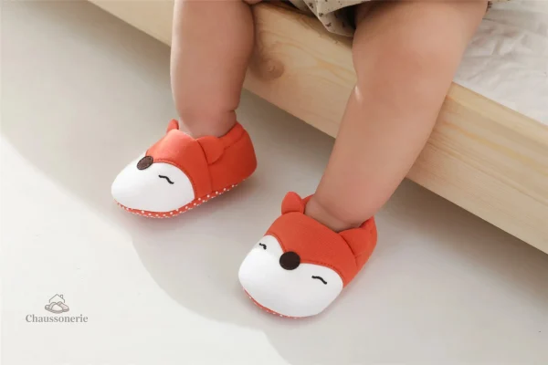 Chausson bébé antidérapant avec design mignon