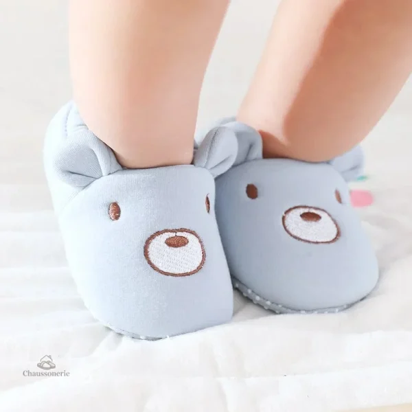Chausson pour bébé avec semelle souple