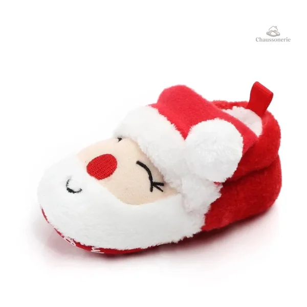 Chausson bébé avec motif festif