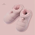 Chaussons pour filles, style botte tendance