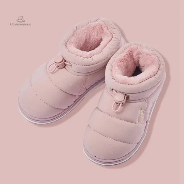 Chaussons pour filles, style botte tendance
