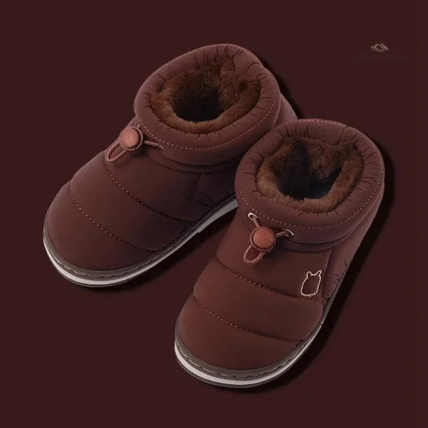 Bottes en laine douce pour enfants filles