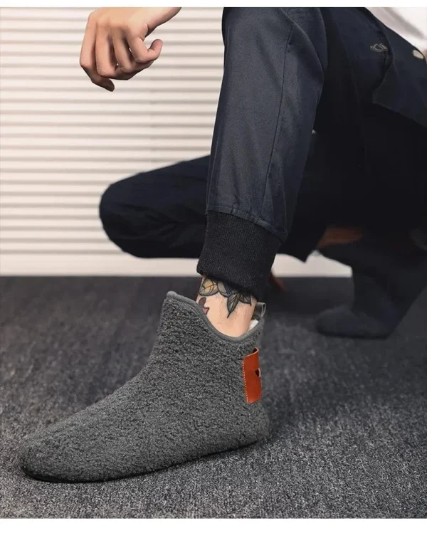 Chausson botte homme, confort et design