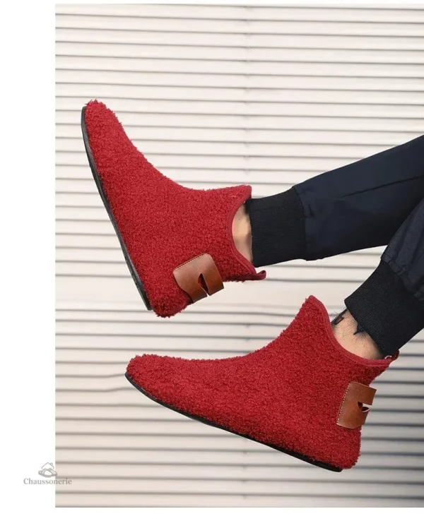 Botte confortable pour chaussons hommes