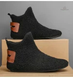 Botte confortable pour hommes, style chausson