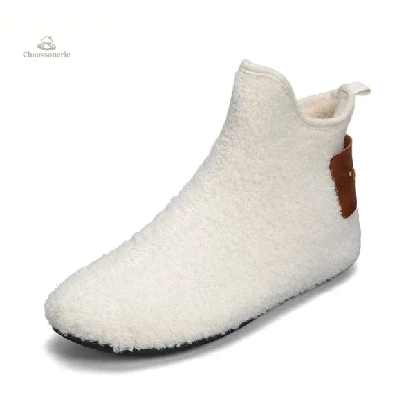 Chausson homme en botte, design tendance