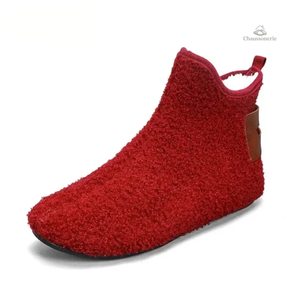 Chausson homme en botte, style contemporain