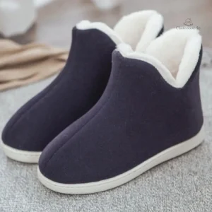 Chausson homme moderne fourré et chaud