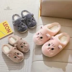 Chaussons originaux pour femmes avec motif de chat