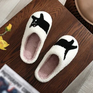 Chaussons en forme de chat pour un style ludique