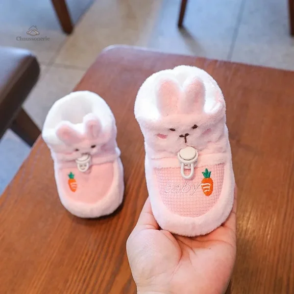 Chausson bébé à enfiler facilement