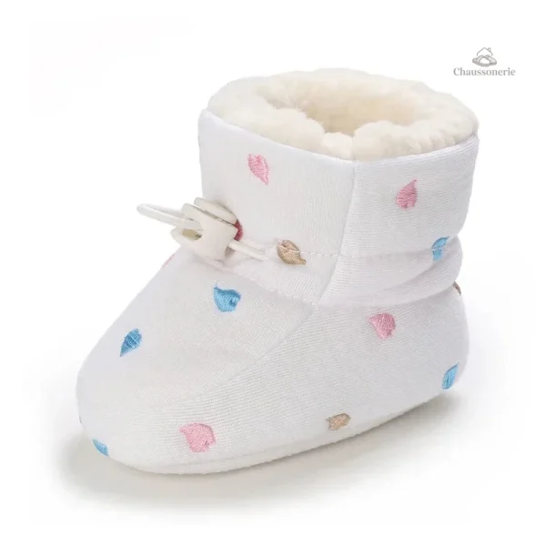 Chausson bébé en peluche