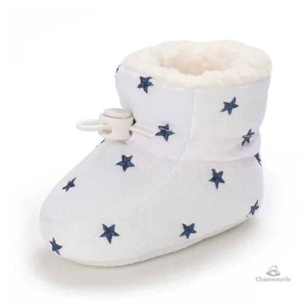 Chausson bébé à rayures