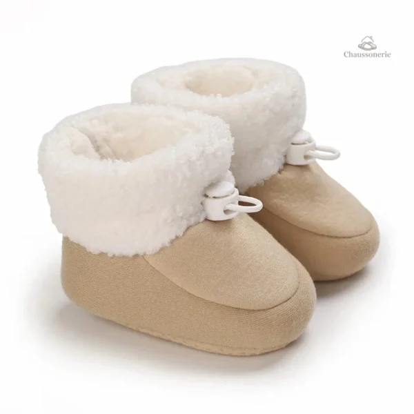 Chausson Bébé en tissu chaud