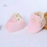 Chausson pour bébé en tissu chaud
