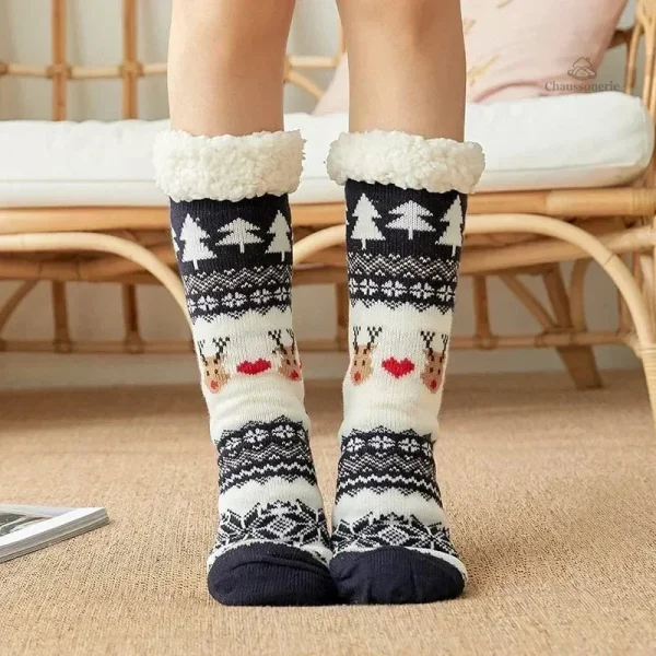 Chausson Chaussette de Noël Femme - vue 4