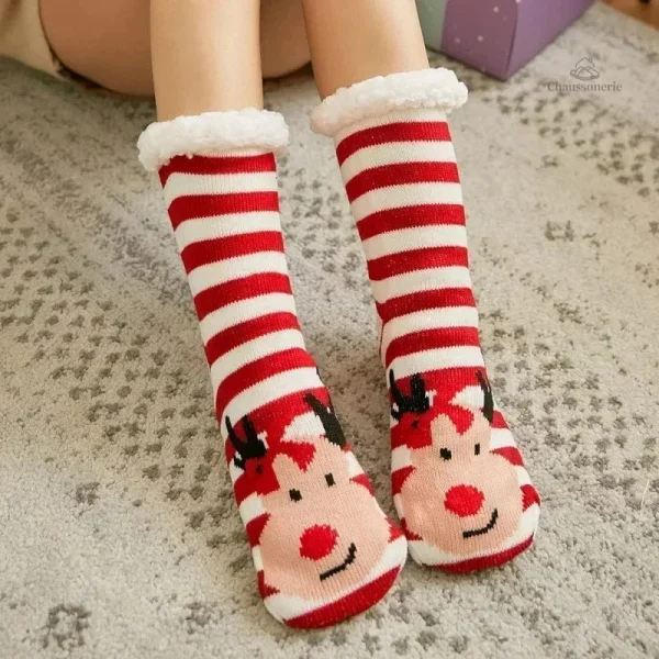 Chausson Chaussette de Noël Femme - vue 5