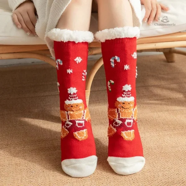 Chausson Chaussette de Noël Femme - vue 19